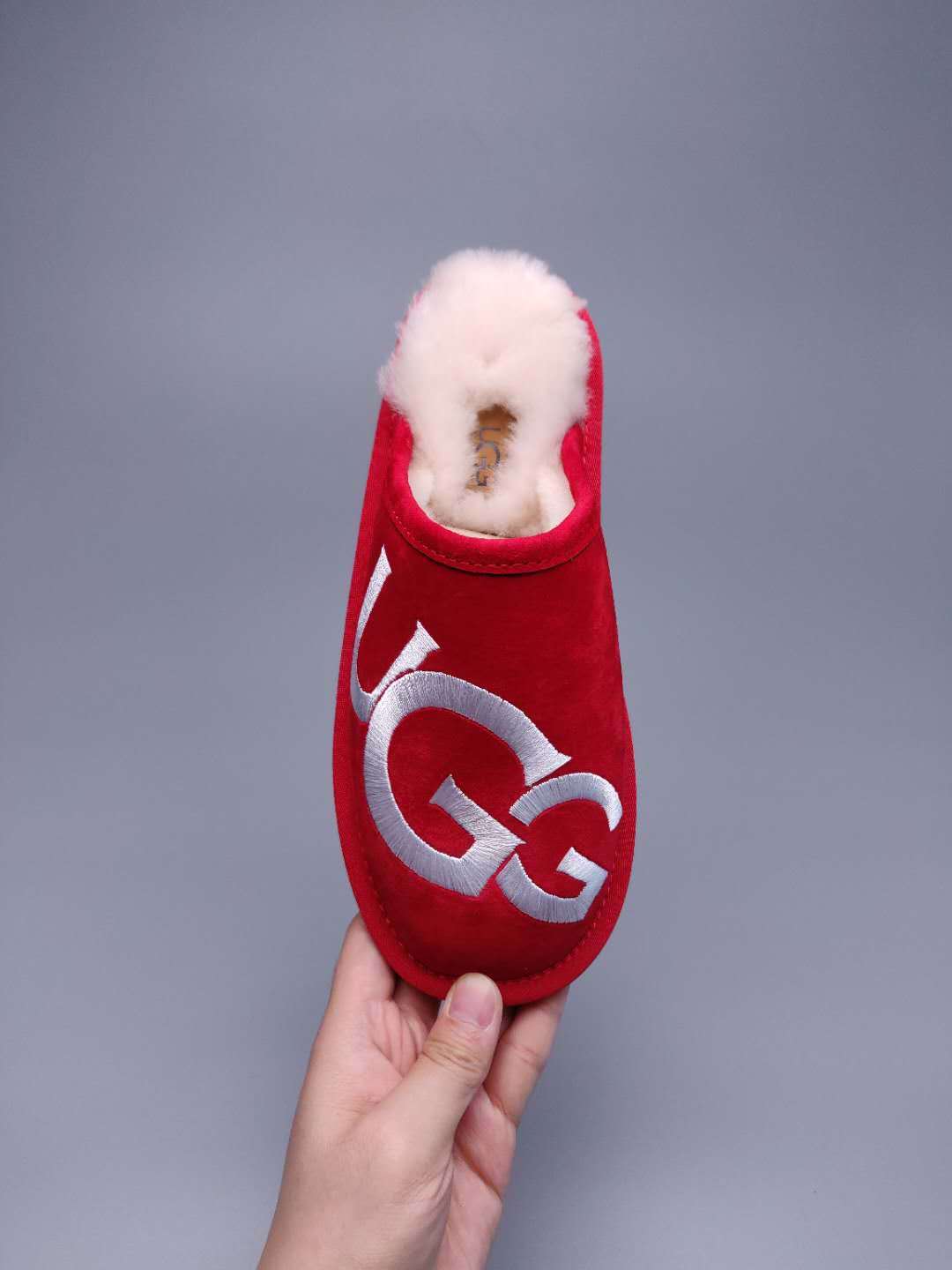 Bright Red G Indoor Slippers | Model 2593