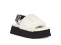 Disco White Fluffy Sandals – Model 2258