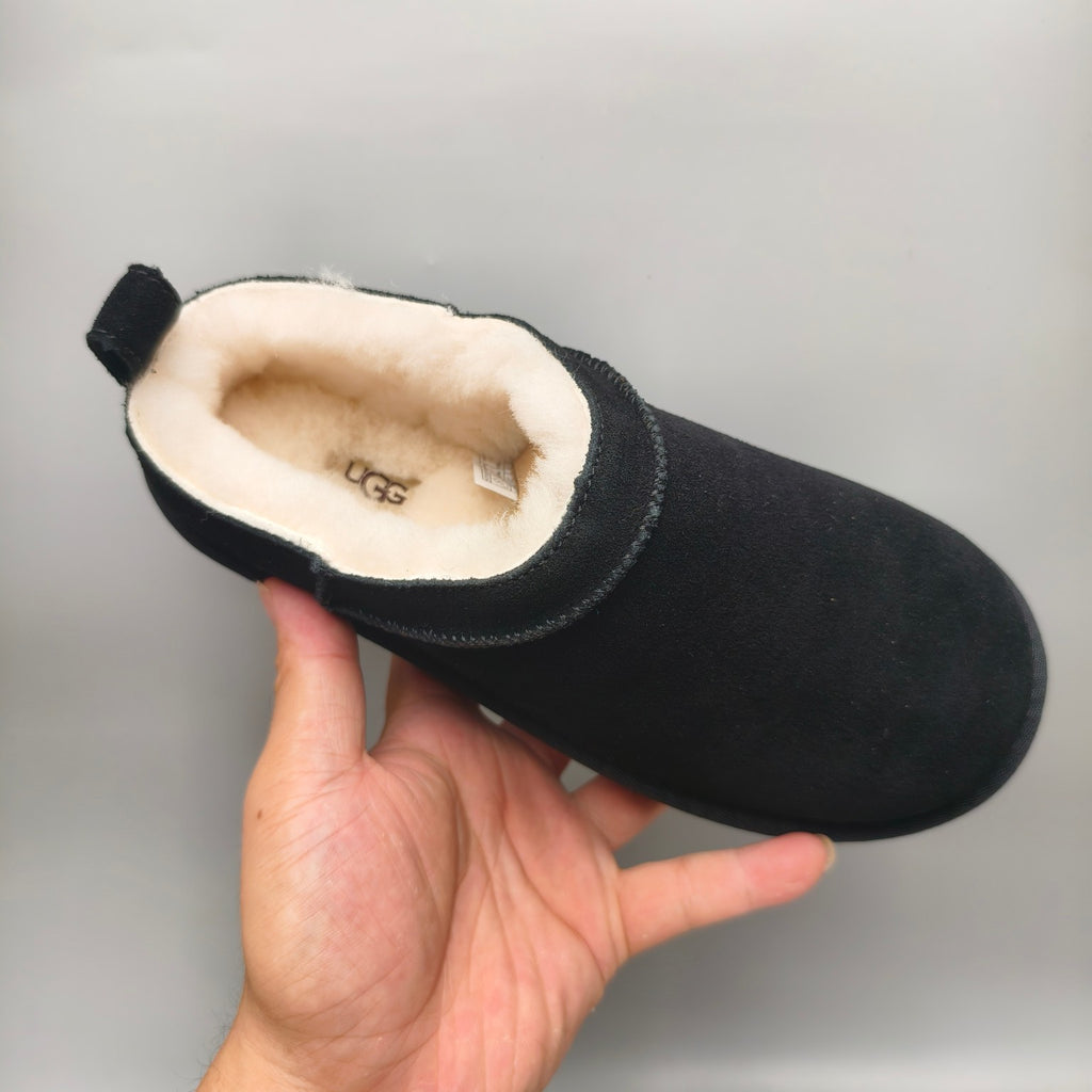 Women's Classic Black Slip-On Shoes | Model 3891