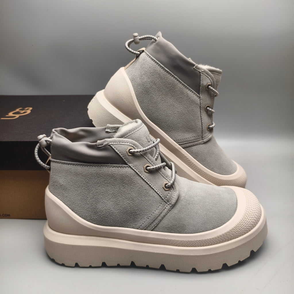 Light Gray High-Top Casual Shoes | Model 3991