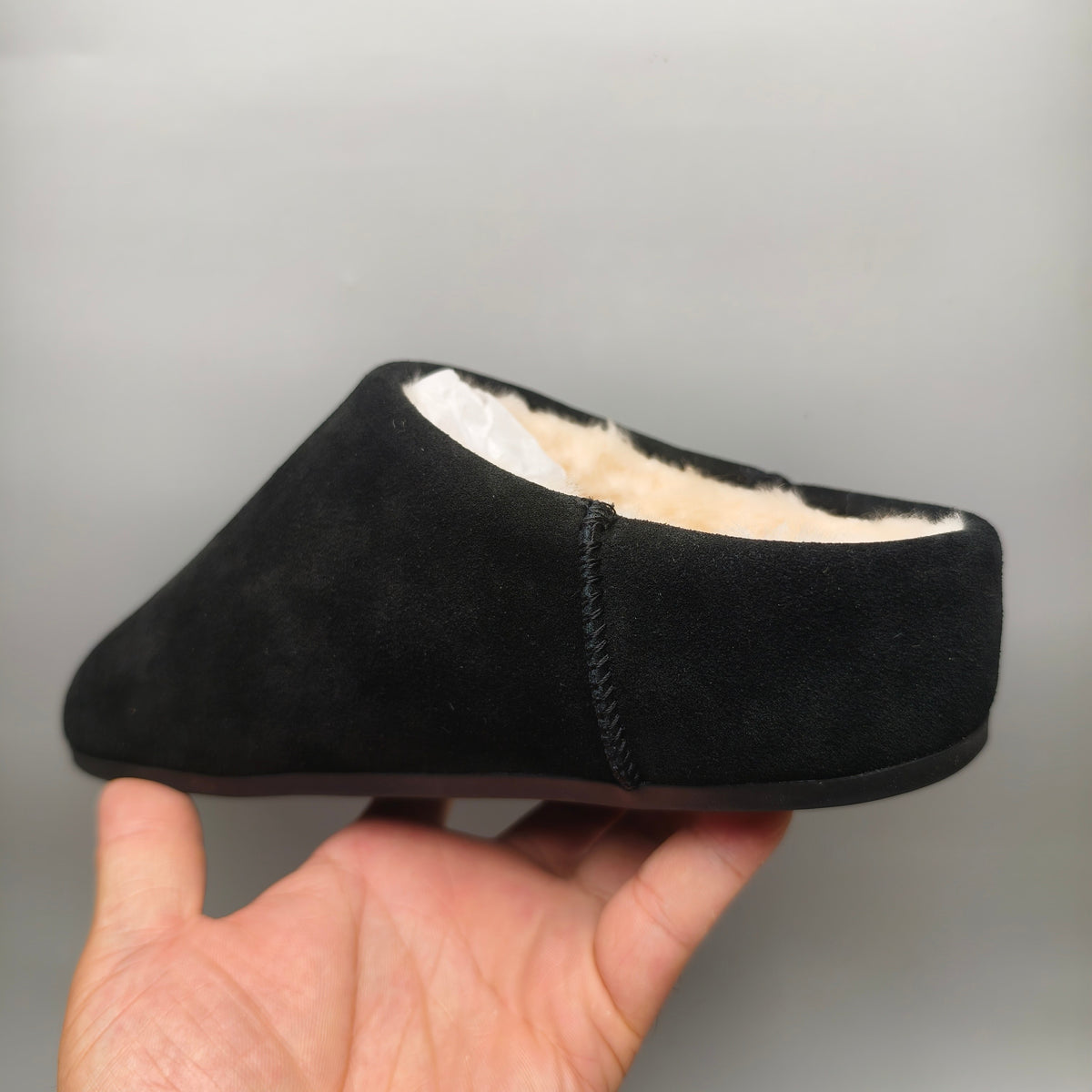 Black Slip-On House Shoes – Model 1390
