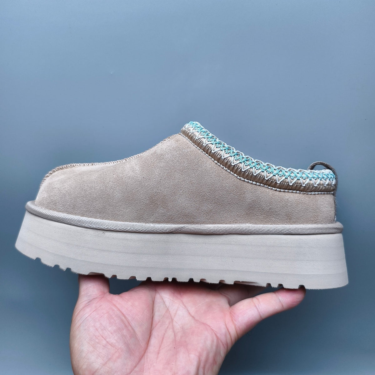 Beige Ethnic-Inspired Platform Casual Shoes | 2553 / 2130