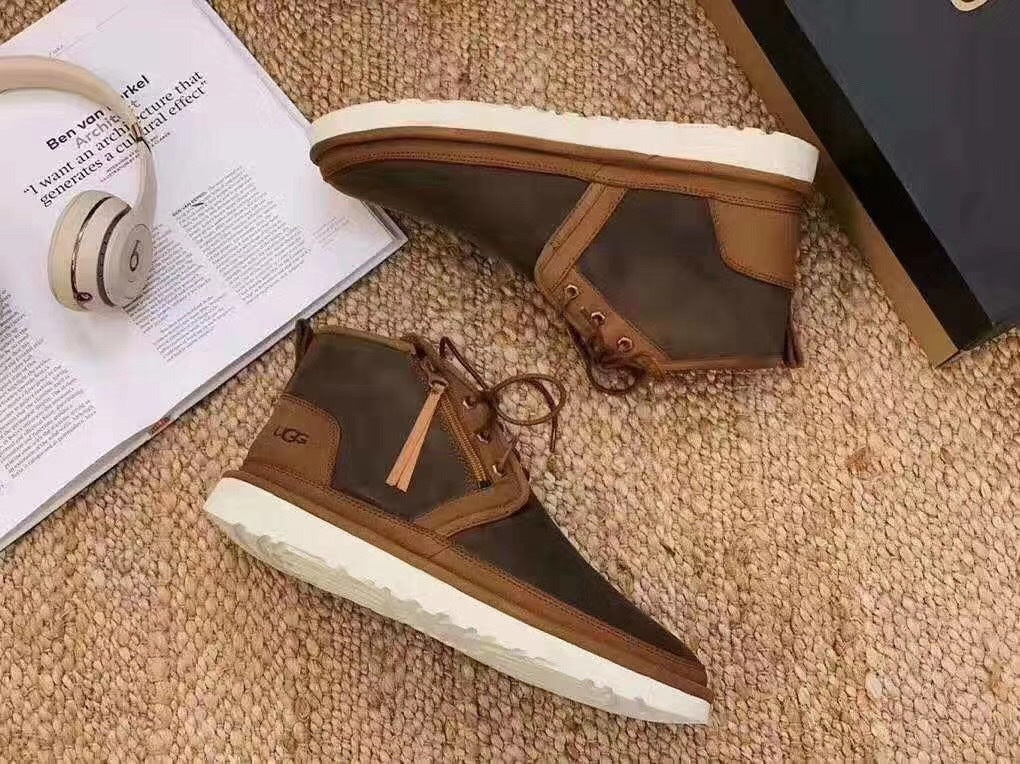 Chestnut Brown Zip-Up Casual Shoes | Model 3883