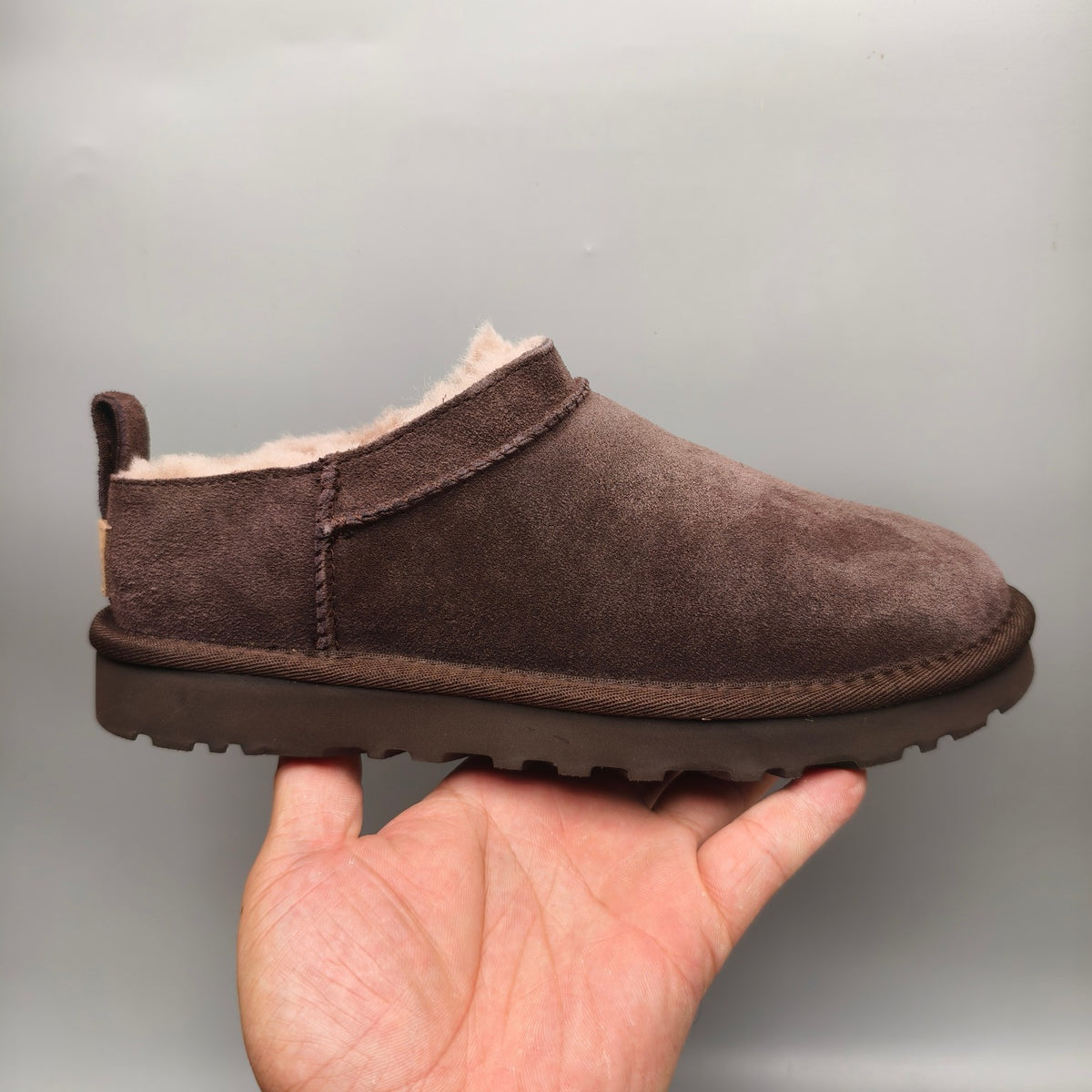 Women's Classic Chocolate Brown Slip-On Shoes | Model 3891