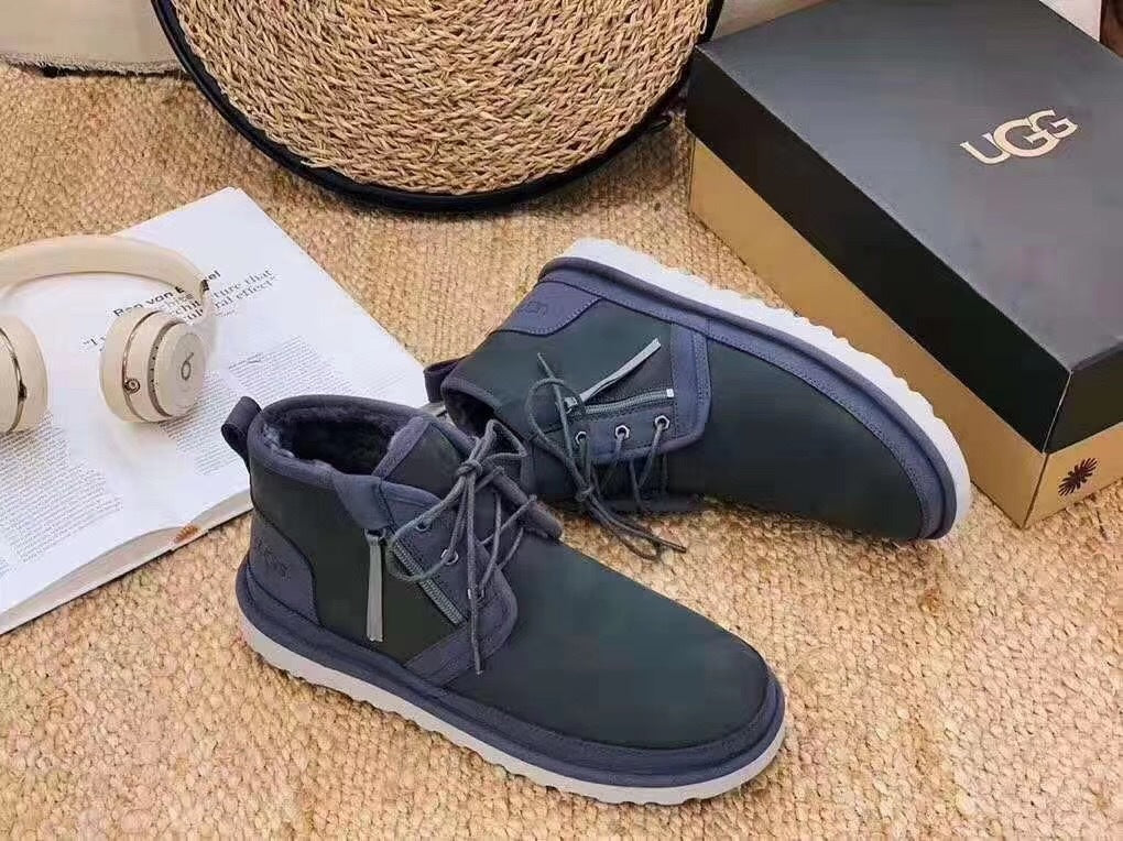 Dark Gray Zip-Up Casual Shoes | Model 3883