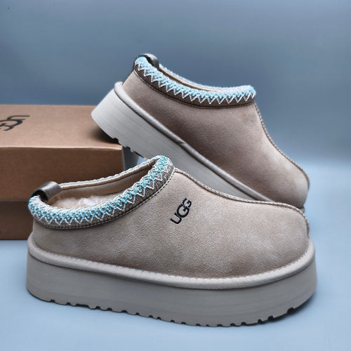 Beige Ethnic-Inspired Platform Casual Shoes | 2553 / 2130