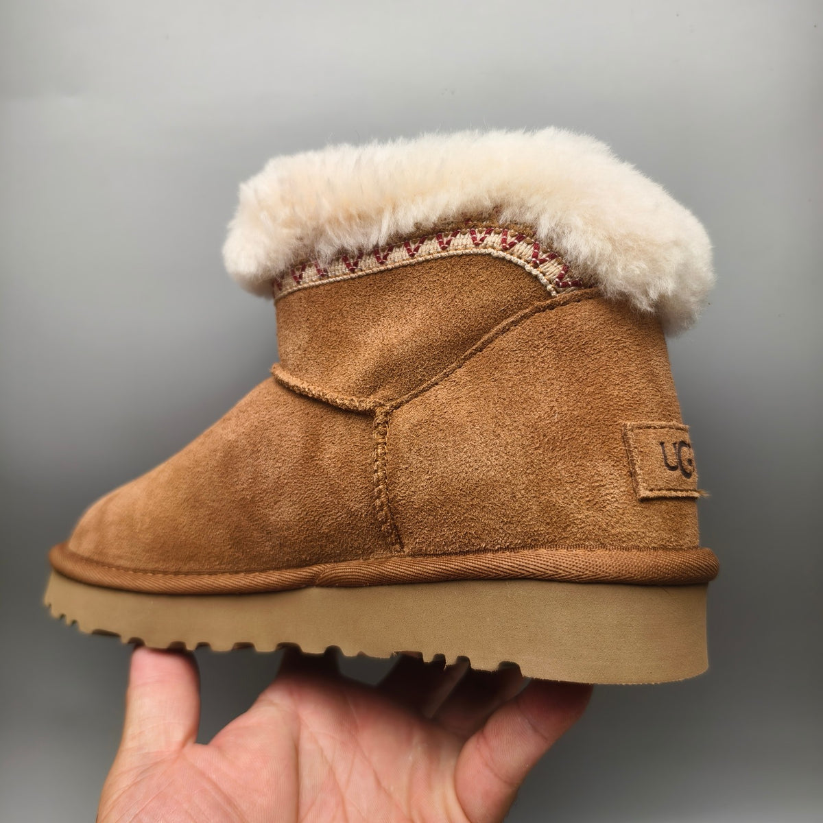 Chestnut Ethnic-Inspired Low-Top Casual Shoes | Model 4496