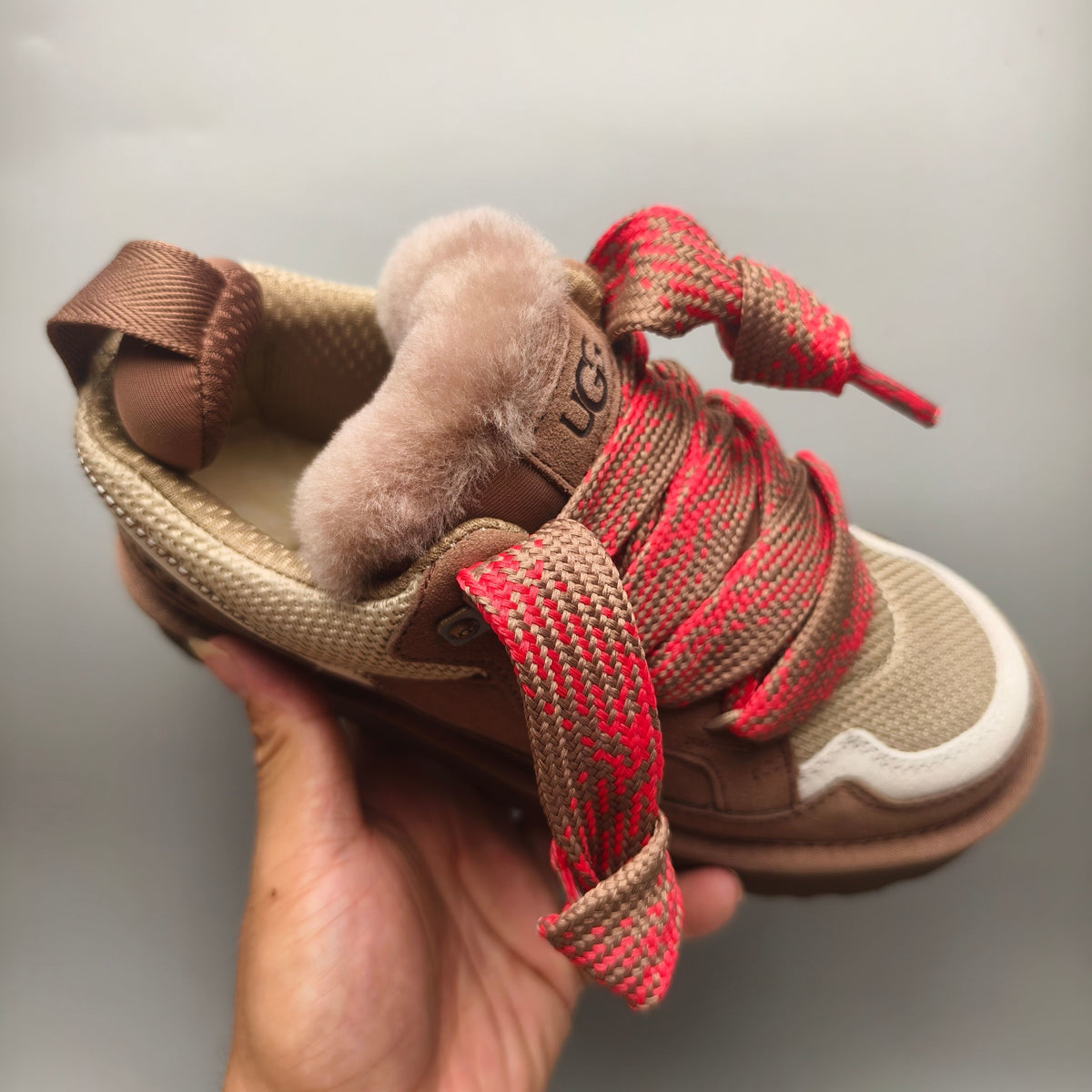 Model 4032 Antelope Brown Mesh Sneakers | Matching Couple Style