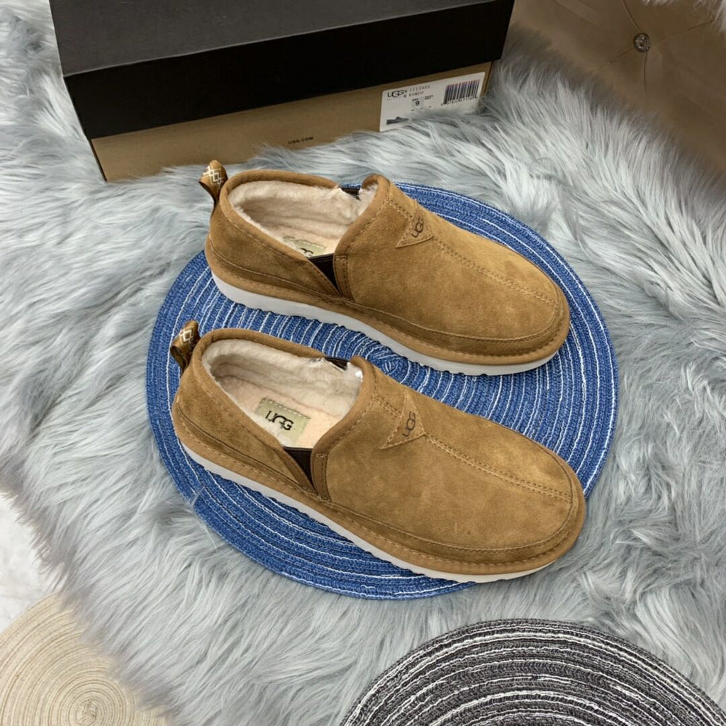 Men's Chestnut Brown Low-Top Slip-On Casual Shoes | Model 3455