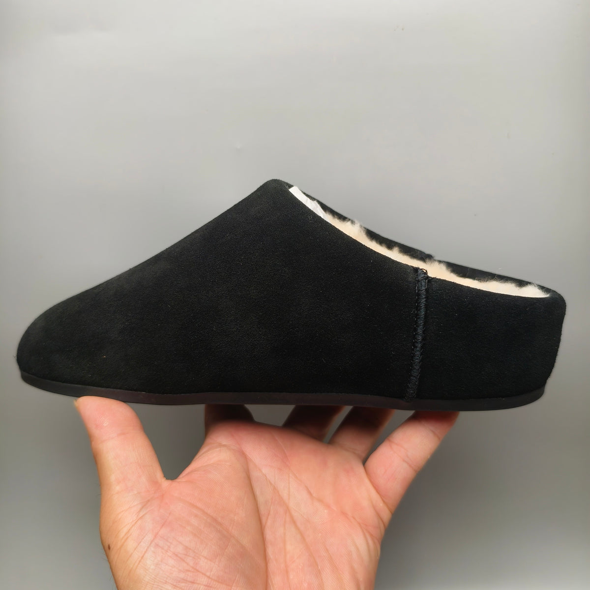 Black Slip-On House Shoes – Model 1390