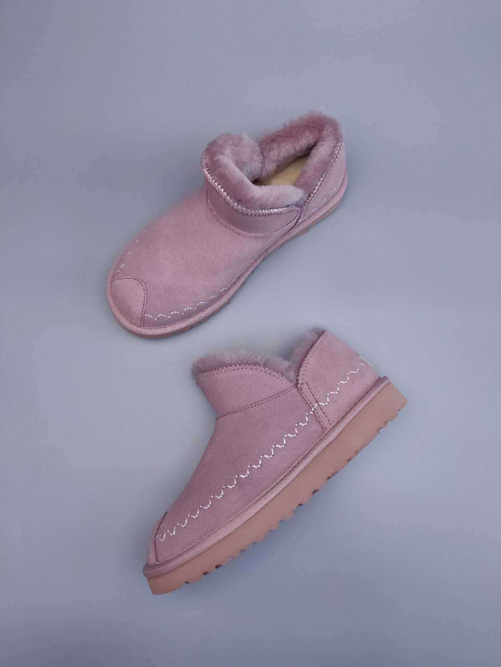 Muted Pink Ankle Boots – Model 0888