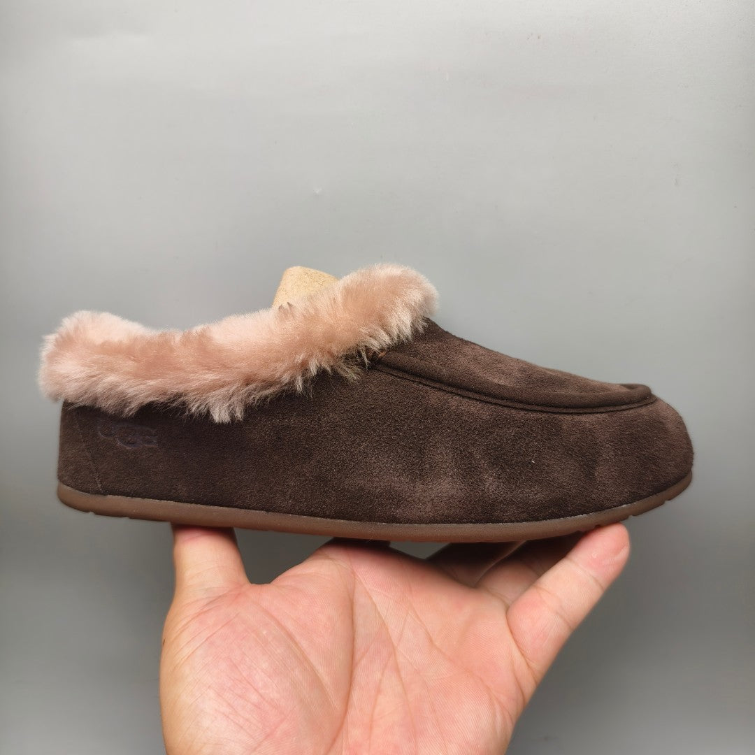 Chocolate Brown Slip-On House Shoes – Model 1391
