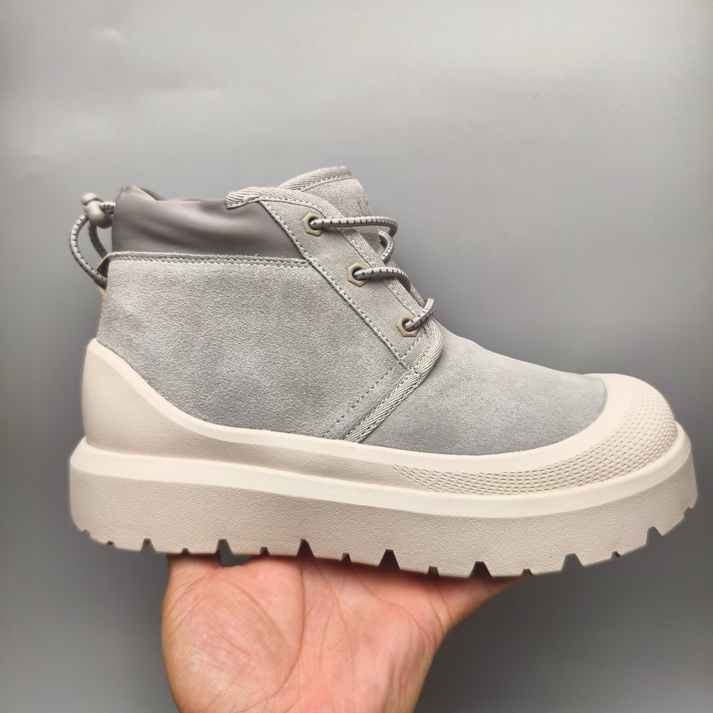 Light Gray High-Top Casual Shoes | Model 3991