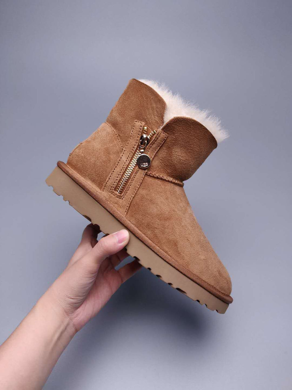 Chestnut Side-Zip Ankle Boots | Model 2481