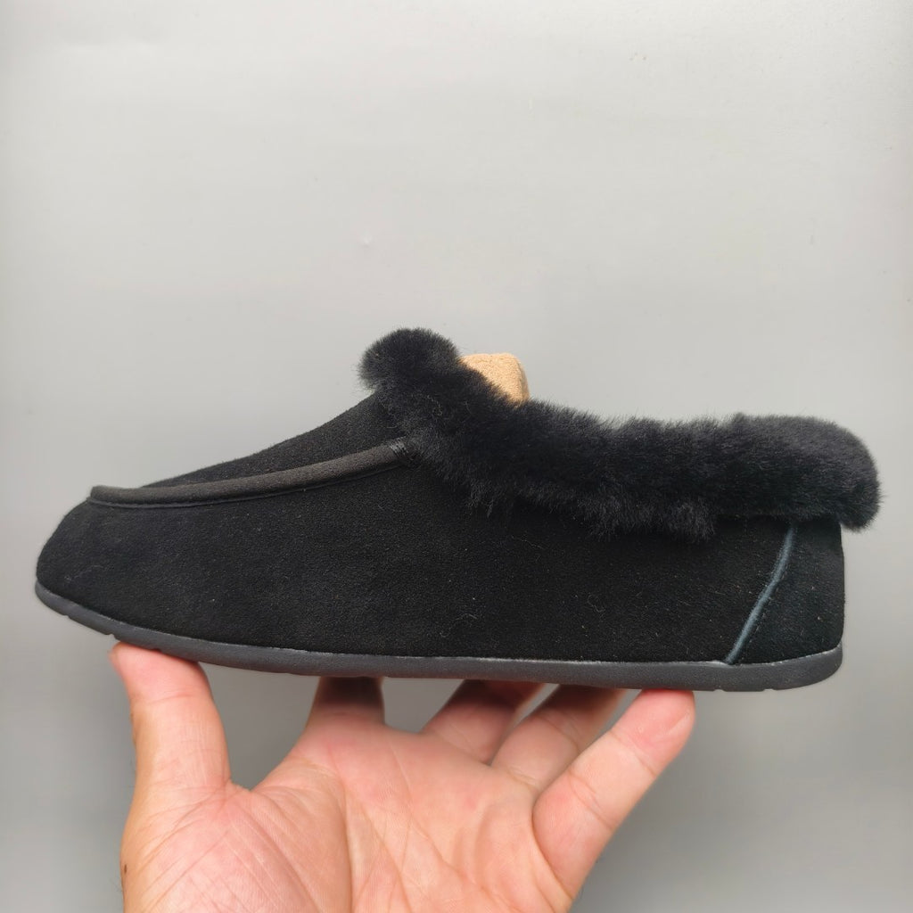 Black Slip-On House Shoes – Model 1391