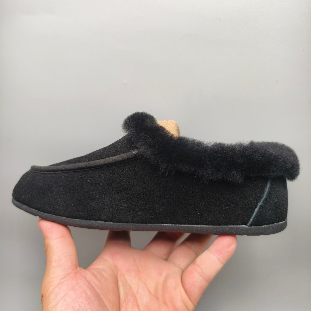 Black Slip-On House Shoes – Model 1391