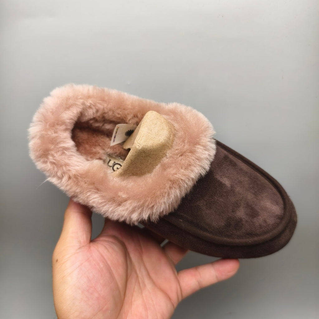 Chocolate Brown Slip-On House Shoes – Model 1391