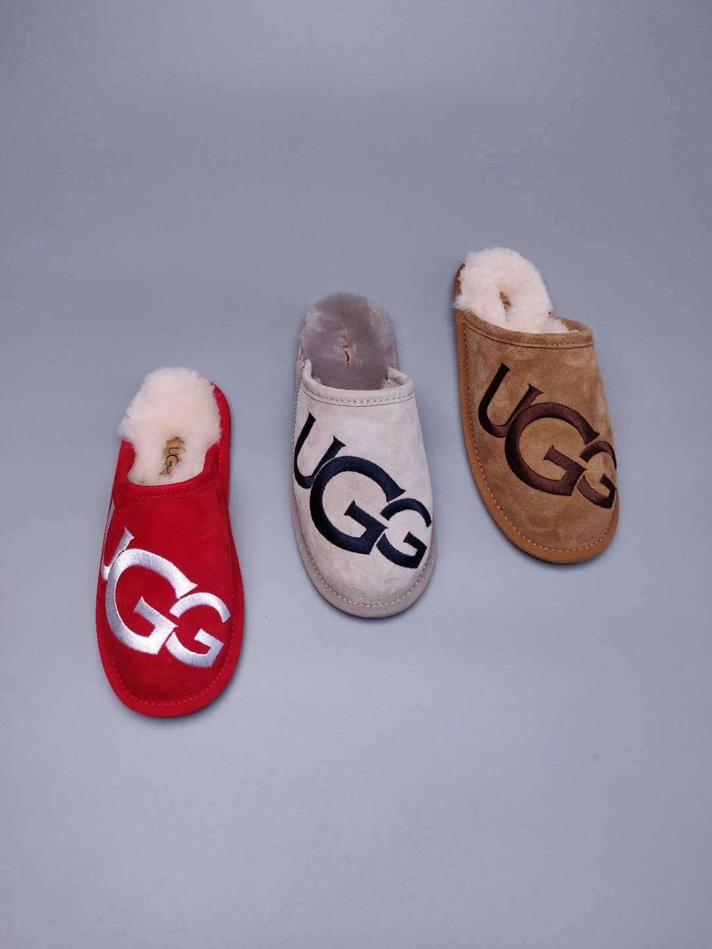 Bright Red G Indoor Slippers | Model 2593