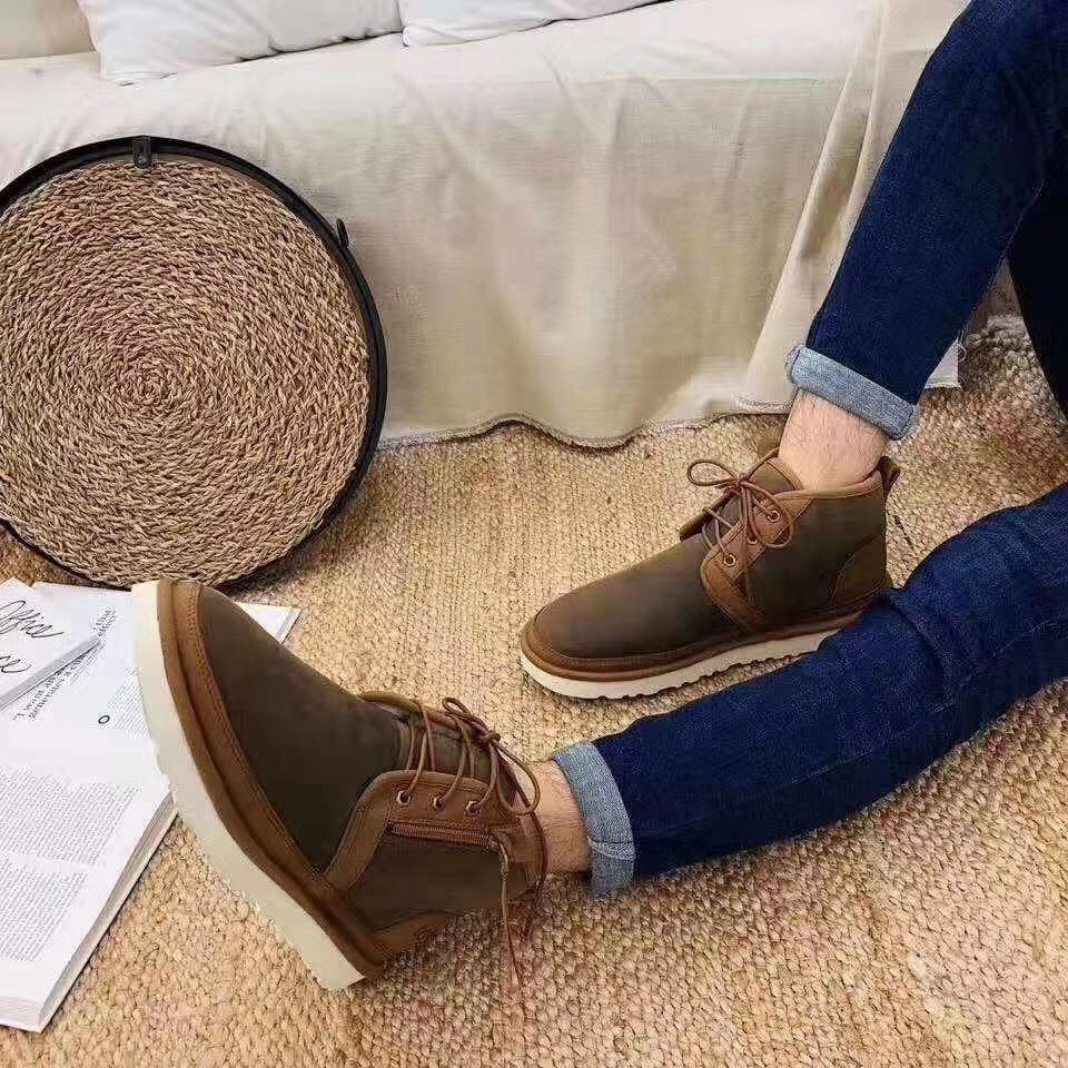Chestnut Brown Zip-Up Casual Shoes | Model 3883
