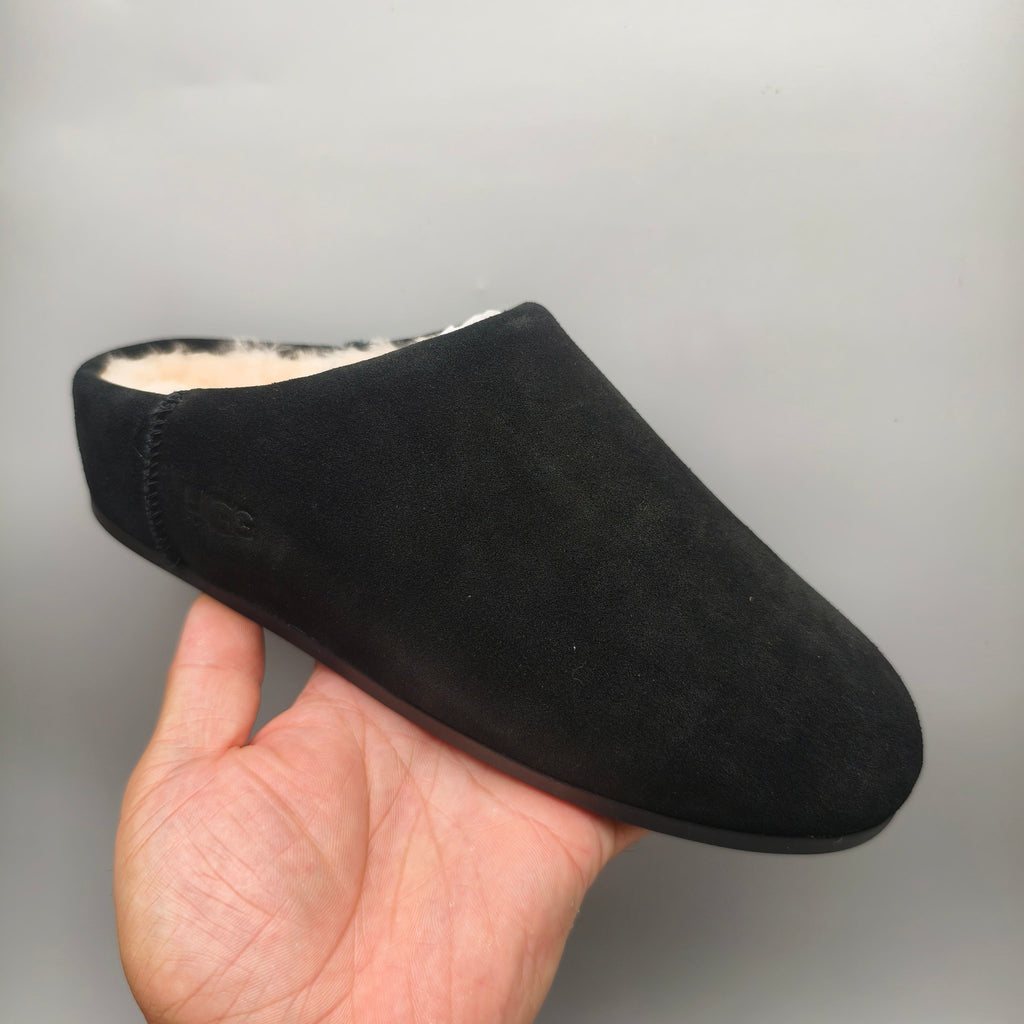 Black Slip-On House Shoes – Model 1390