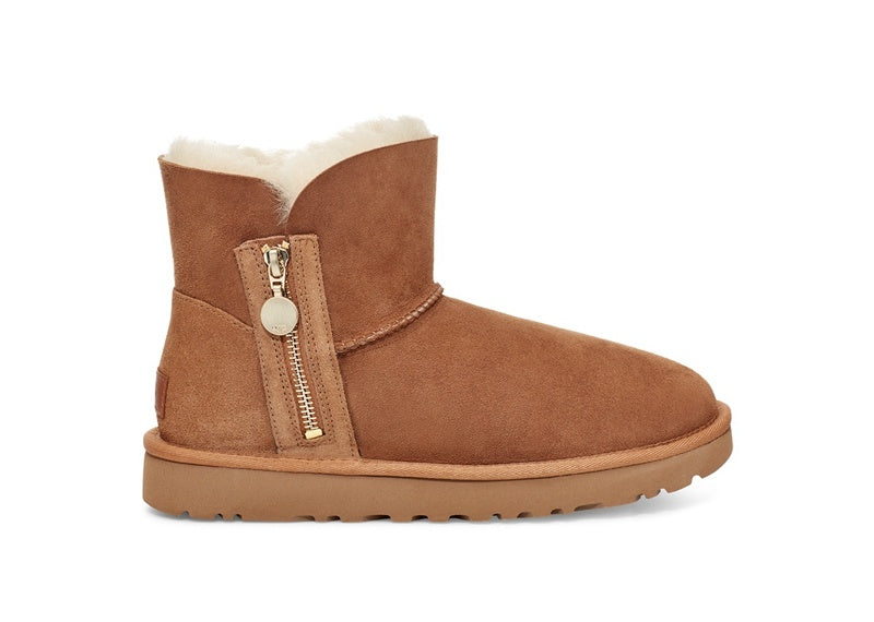 Chestnut Side-Zip Ankle Boots | Model 2481
