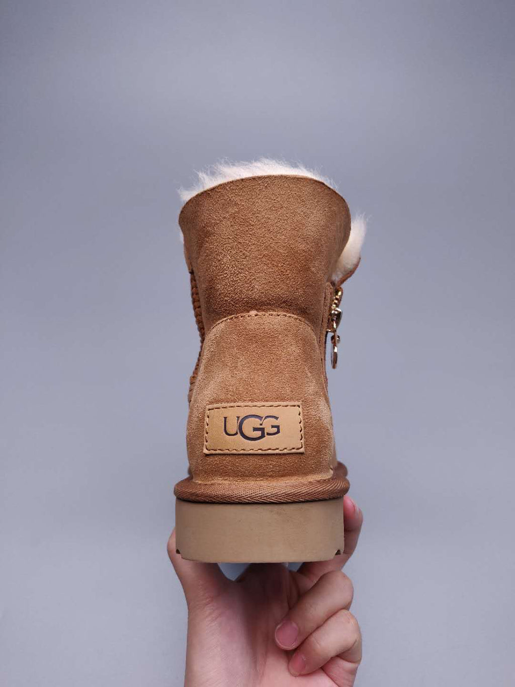 Chestnut Side-Zip Ankle Boots | Model 2481