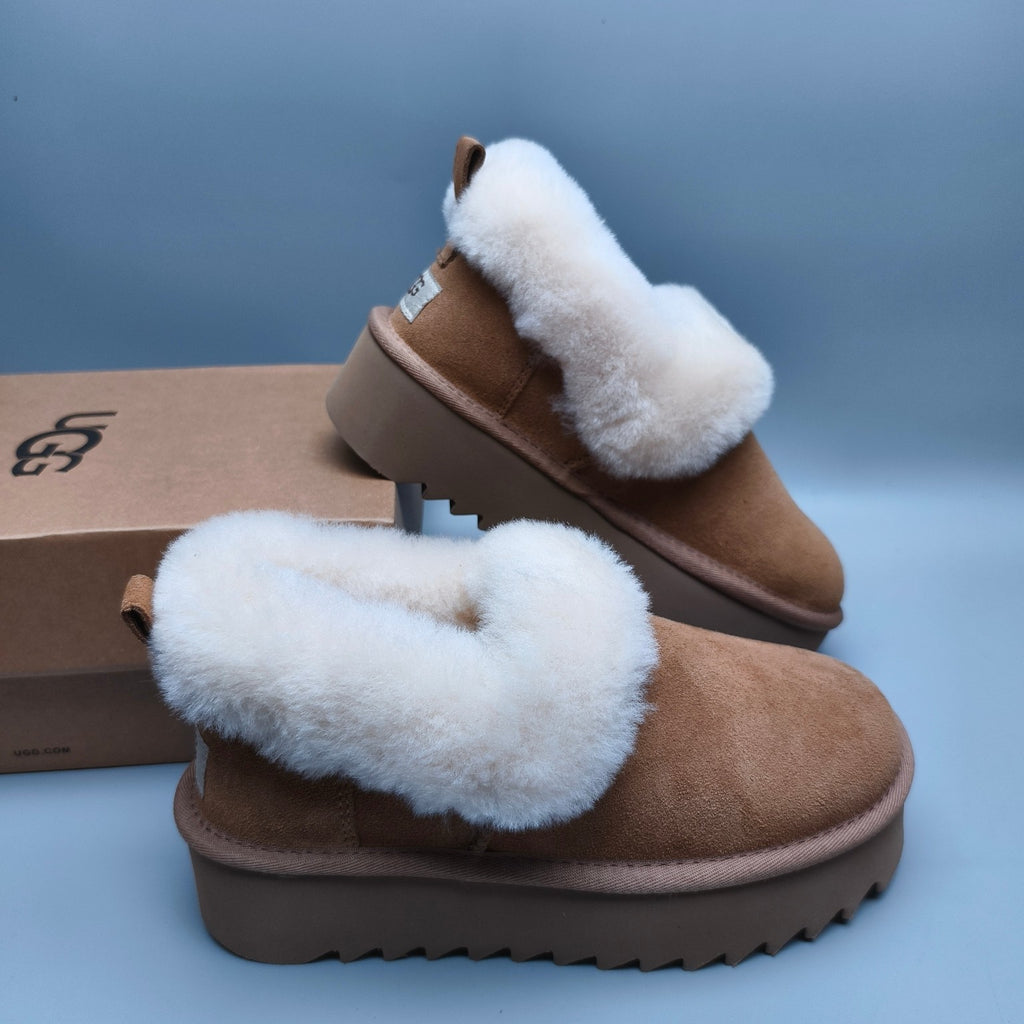 Chestnut Platform Casual Shoes | Model 6733