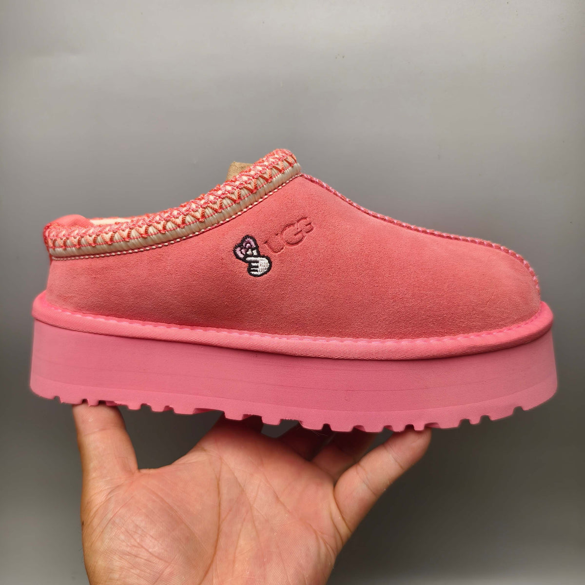 Fuchsia Ethnic-Inspired Platform Casual Shoes | 2553 / 2130