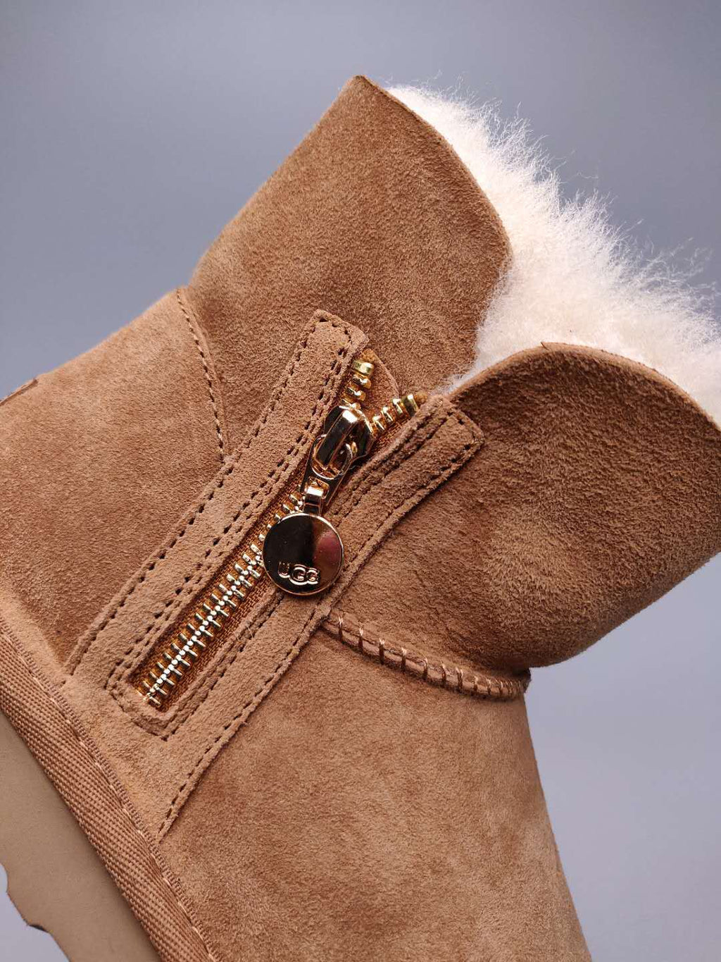 Chestnut Side-Zip Ankle Boots | Model 2481