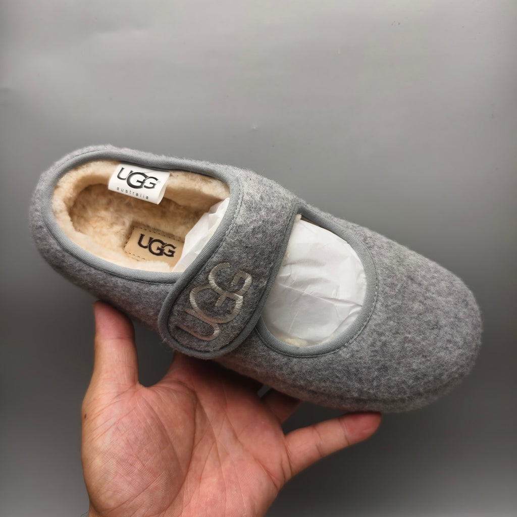 Gray Ultra-Light Mary Jane Casual Shoes | Model 5097