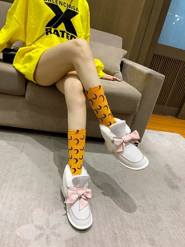 Milkshake White Daisy Chain & Ribbon Shoes | Model 7888