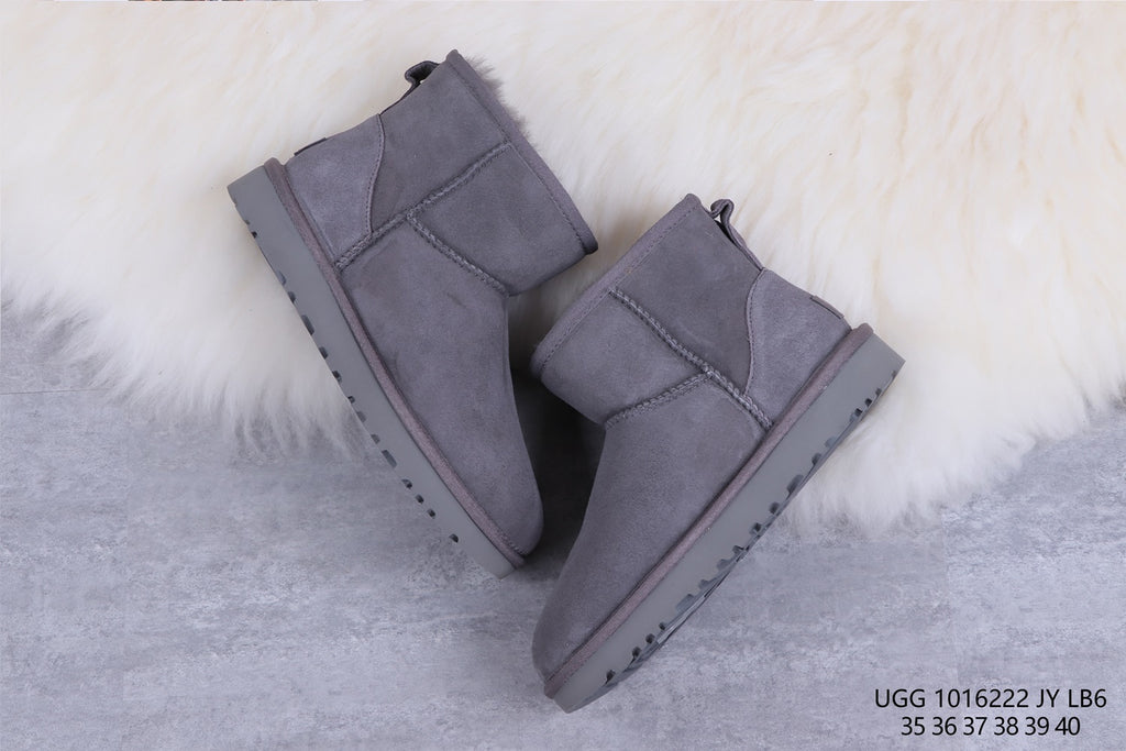 Gray Classic Mini II Ankle Boots | Model 6222