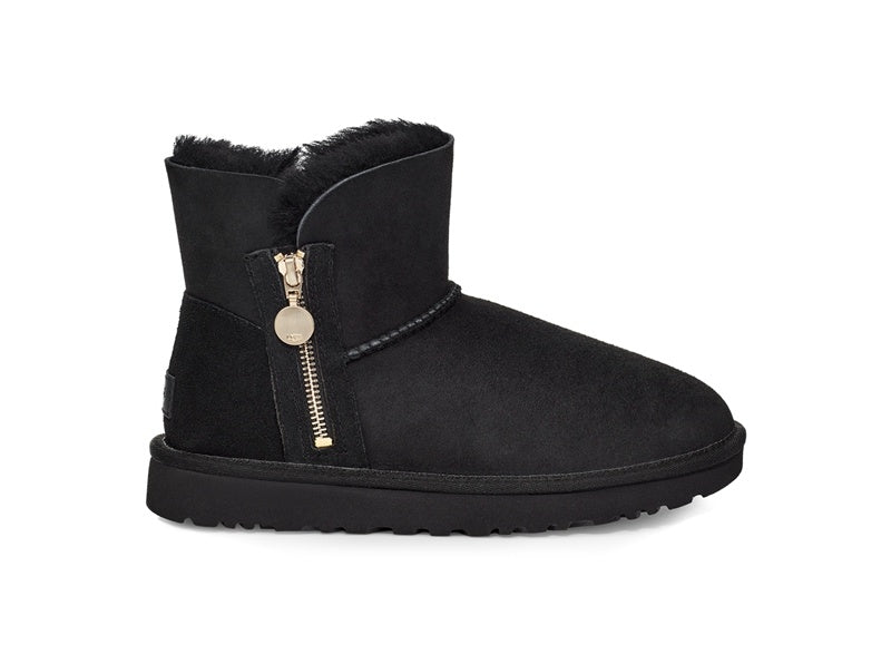 Black Side-Zip Ankle Boots – Model 2481