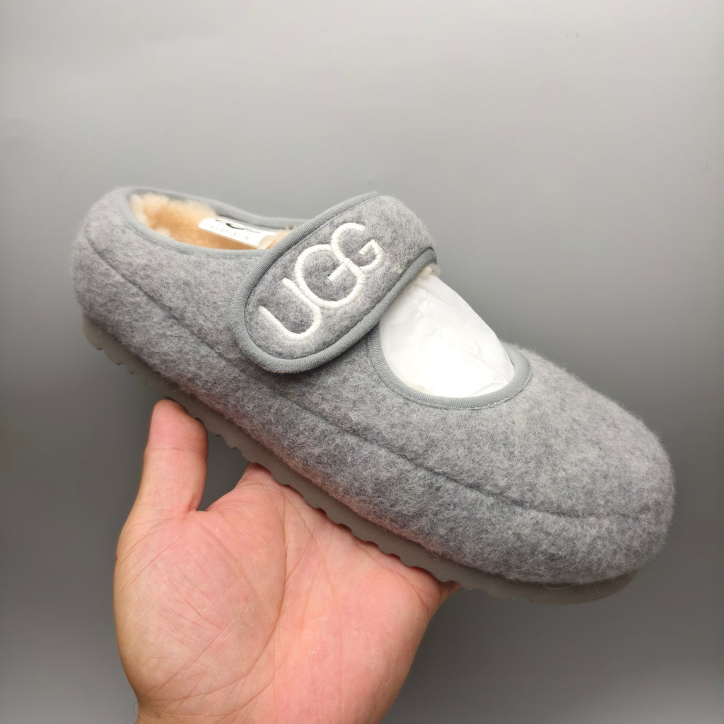 Gray Ultra-Light Mary Jane Casual Shoes | Model 5097