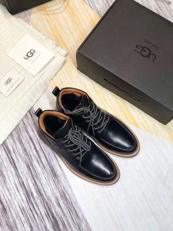 Classic Black Leather Shoes – Upgraded Series, Model 0726-1