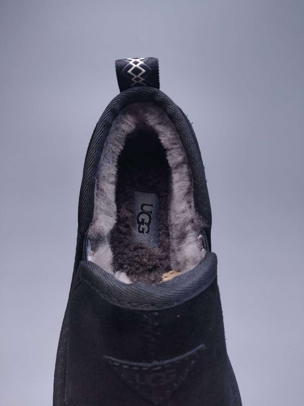 Men's Black Low-Top Slip-On Casual Shoes | Model 3455