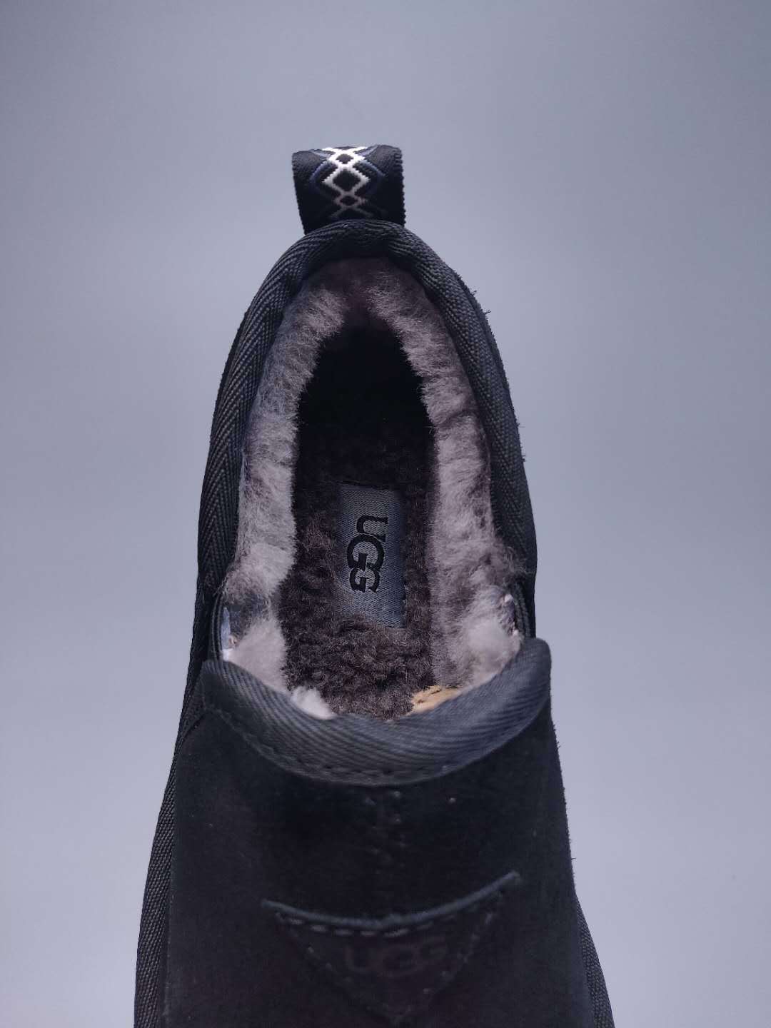 Men's Black Low-Top Slip-On Casual Shoes | Model 3455