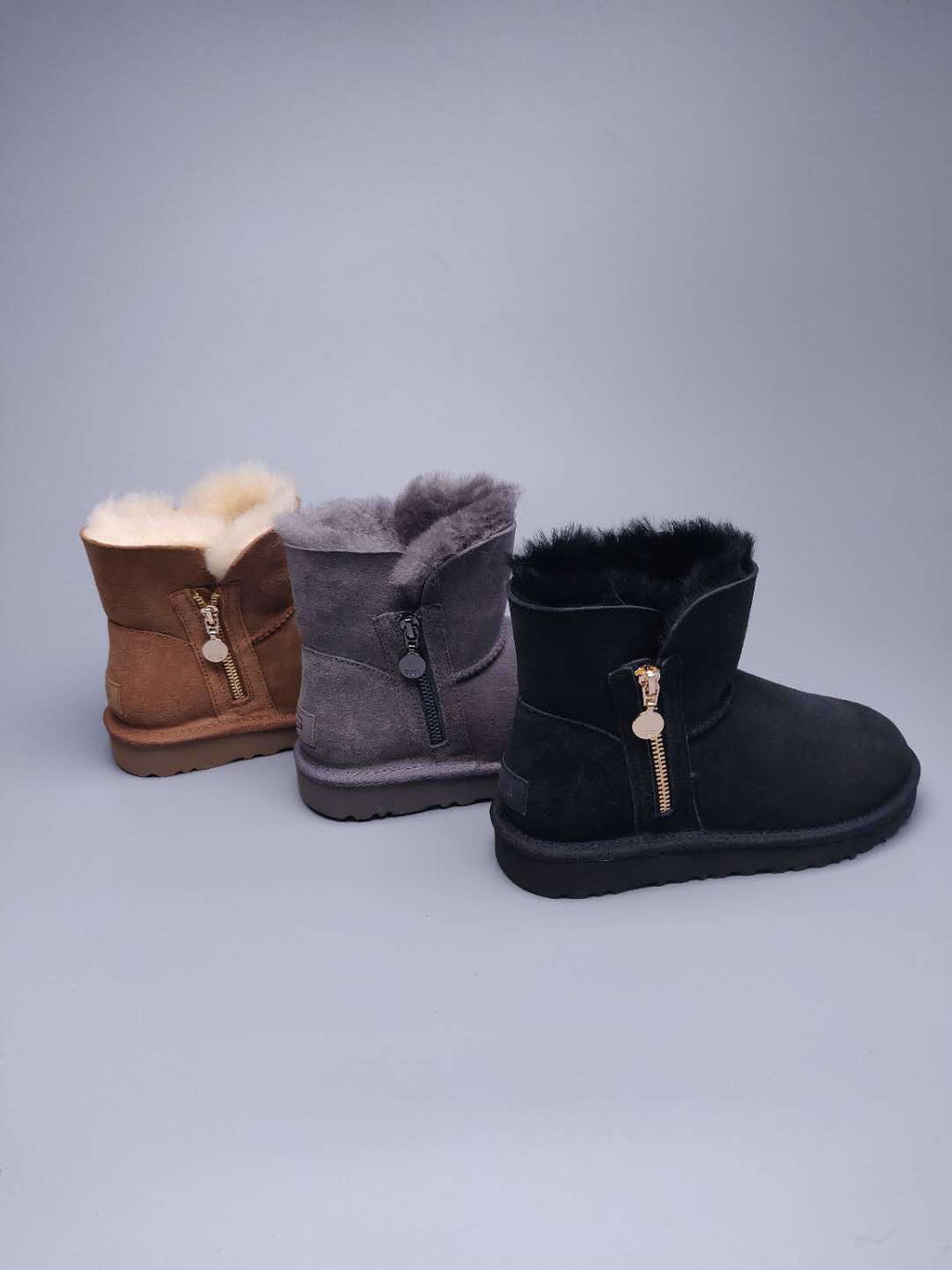 Chestnut Side-Zip Ankle Boots | Model 2481
