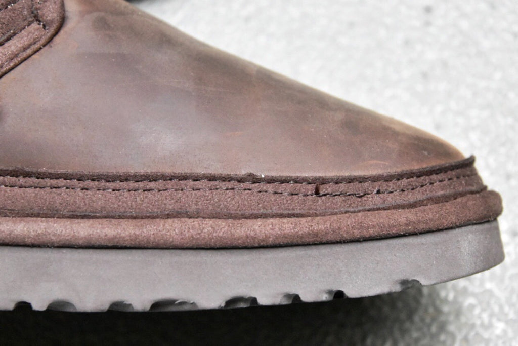 Men's Crazy Horse Leather Zip-Up Casual Shoes | Model 3883