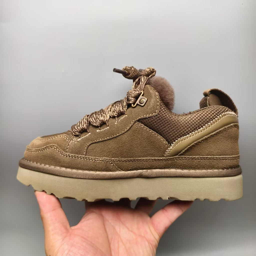 Walnut Brown Mesh Casual Sneakers | Model 4032