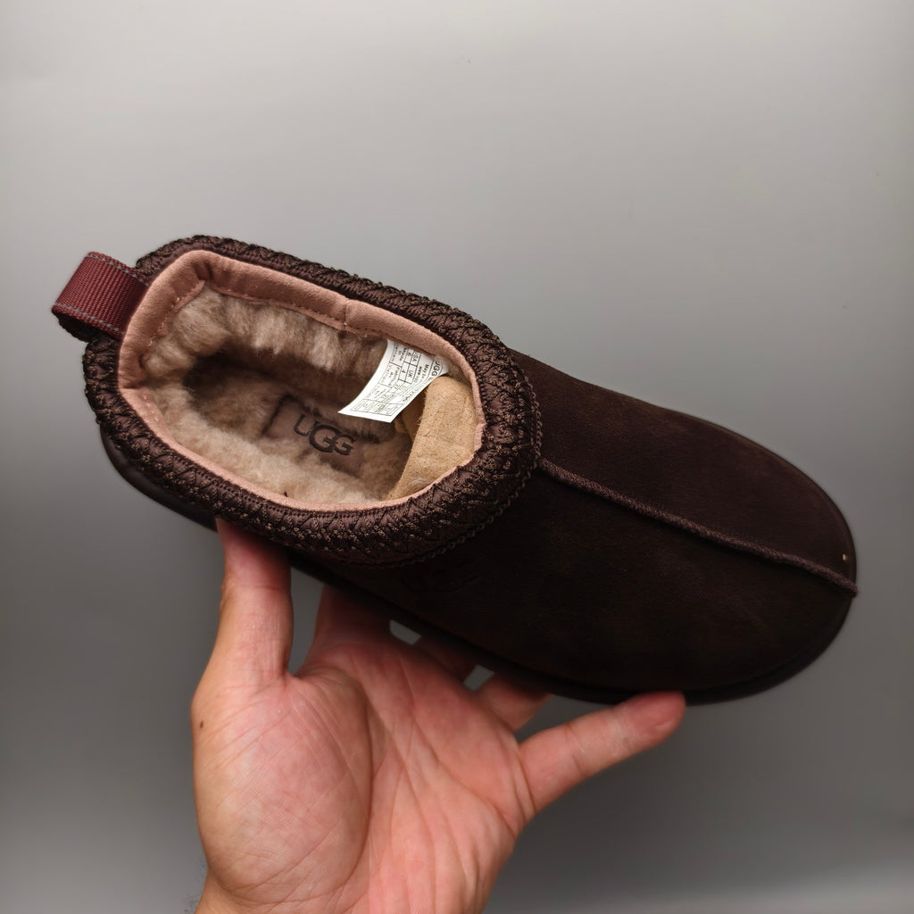 Chocolate Brown Unisex Folk-Inspired Casual Shoes – Model 1304