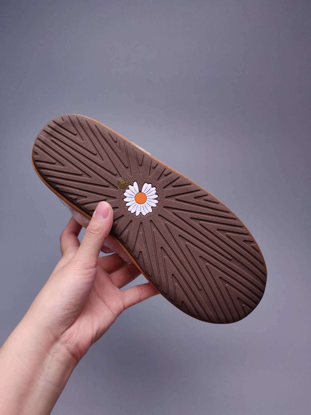 Chestnut Daisy Chain & Ribbon Shoes | Model 7888