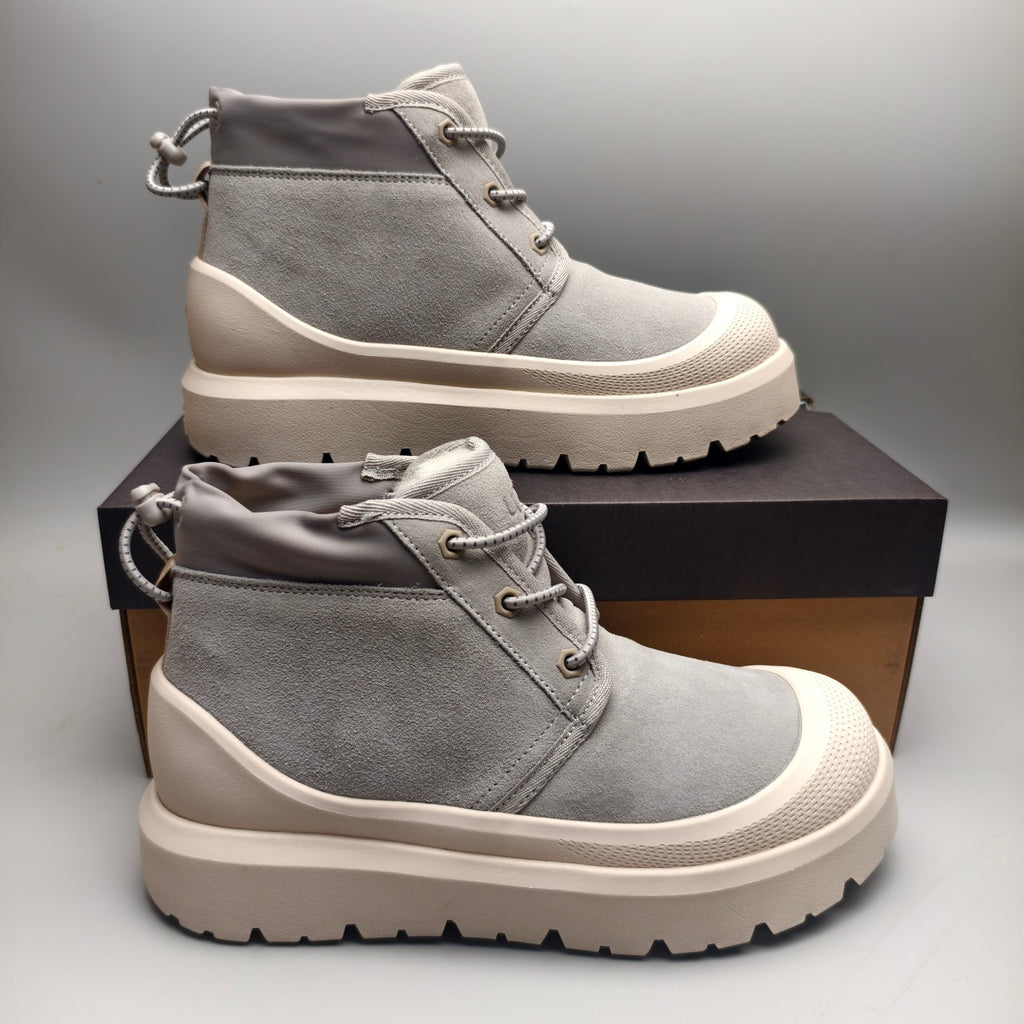 Light Gray High-Top Casual Shoes | Model 3991
