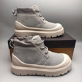 Light Gray High-Top Casual Shoes | Model 3991