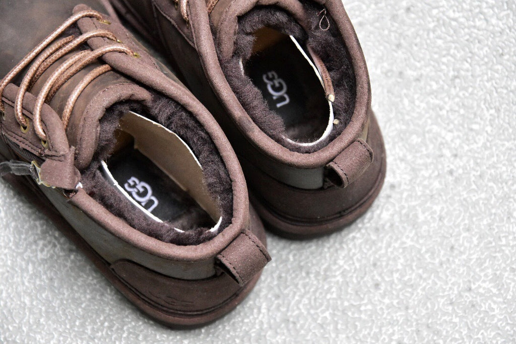 Men's Crazy Horse Leather Zip-Up Casual Shoes | Model 3883