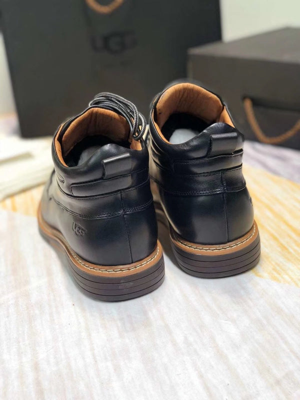 Classic Black Leather Shoes – Upgraded Series, Model 0726-1
