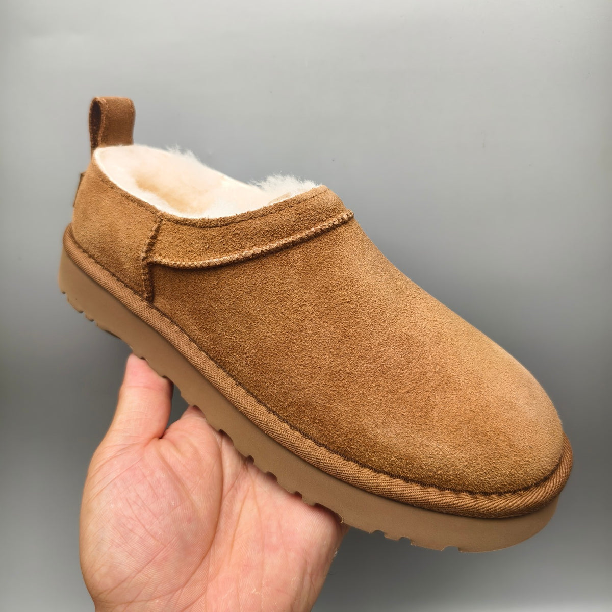 Women's Classic Chestnut Slip-On Shoes | Model 3891