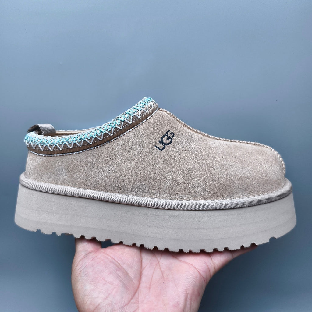Beige Ethnic-Inspired Platform Casual Shoes | 2553 / 2130