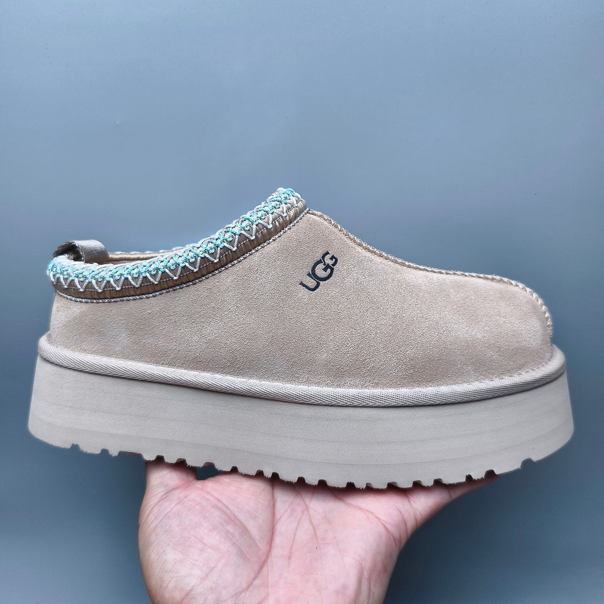 Beige Ethnic-Inspired Platform Casual Shoes | 2553 / 2130