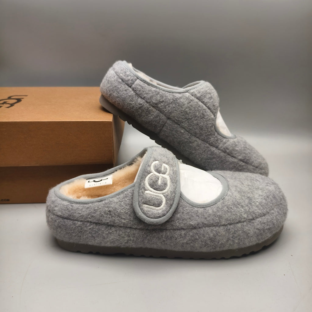 Gray Ultra-Light Mary Jane Casual Shoes | Model 5097